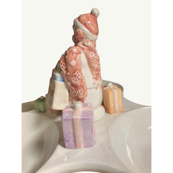 Avon Snowlady 2003 Presidents Club Holiday Gift Collection Serving Dish - Picture 7 of 16